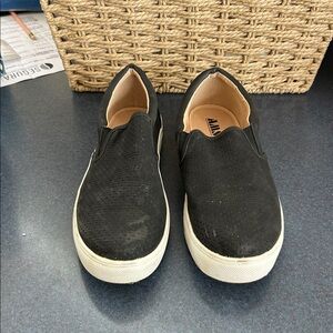 Black Slip Ons